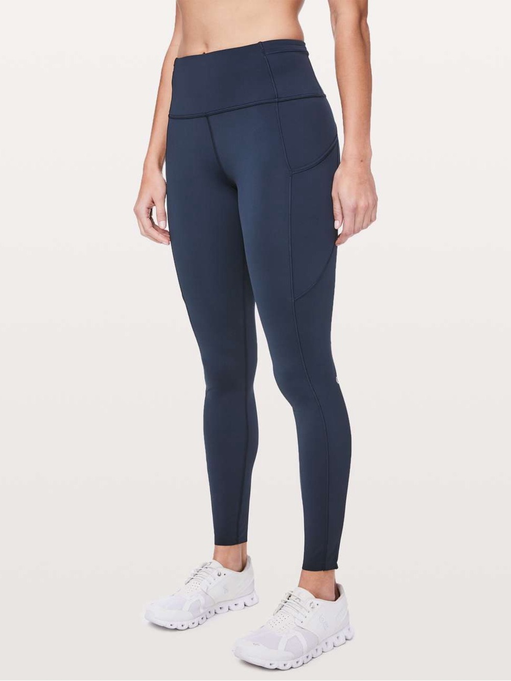 Lululemon Fast & Free Mid Rise Tight 28” True Navy